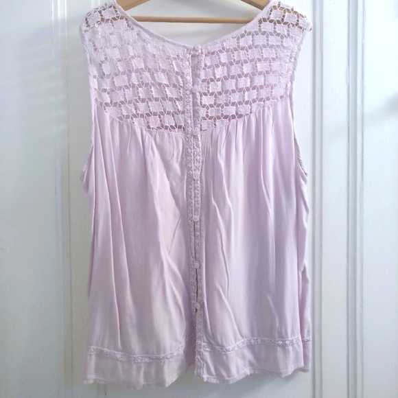 Sleeveless lilac blouse - Picture 2 of 4